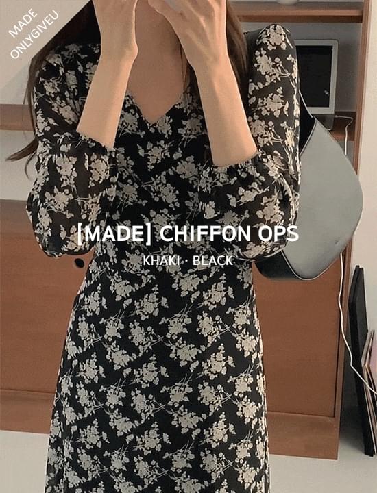 Joseph Chiffon Long Dress(black)