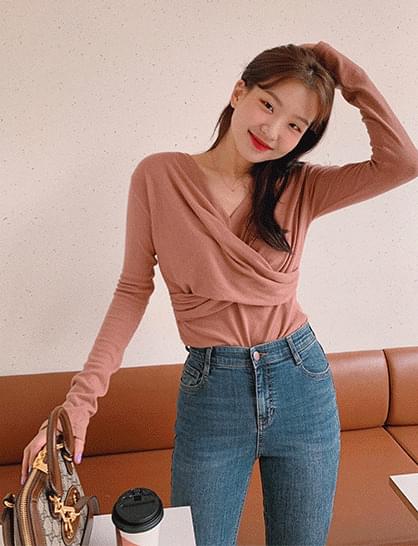 로제 꼬임티 (겉기모)