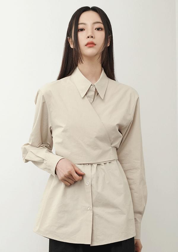 vest wrap shirt