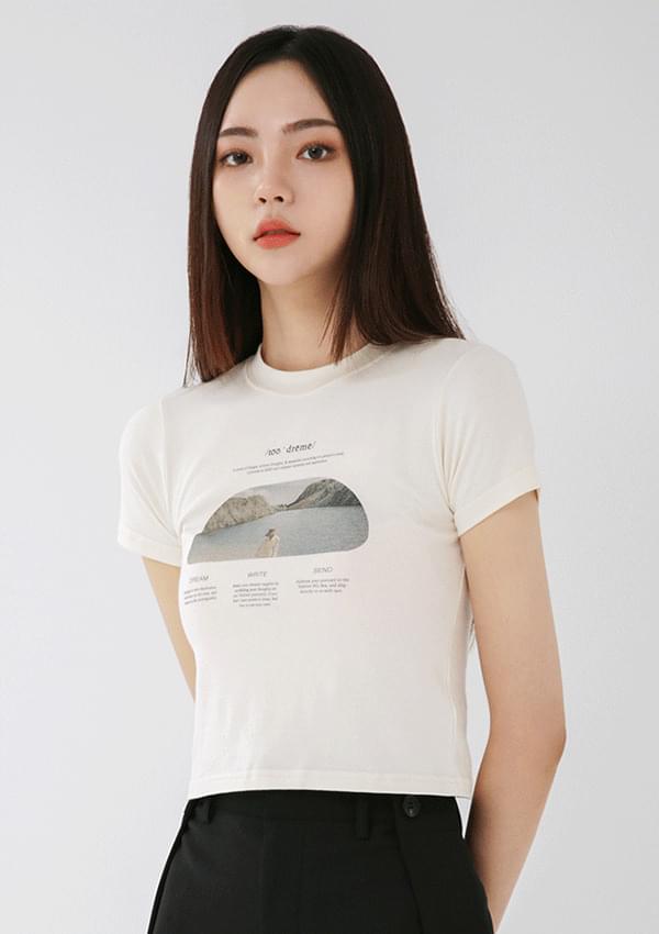 lake crop t-shirt