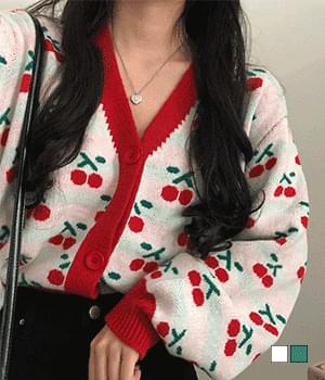 체리 가든 보솜한 가디건