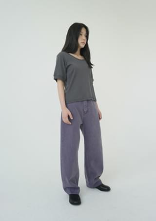 frank pigment color pants