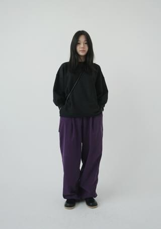 2-way corduroy wide pants