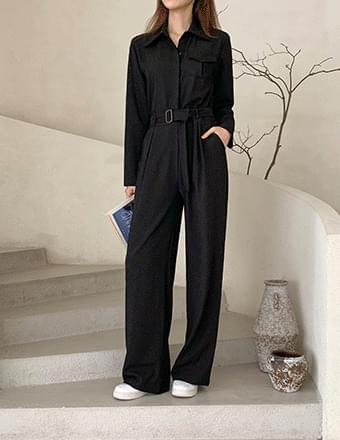 Tall Woman Vol.58* Pocket Jumpsuit