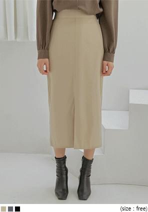 HEILLY SET-UP SLIT LONG SKIRT