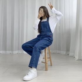 pocket stitch suspenders trousers