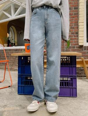 Dion wide denim pants