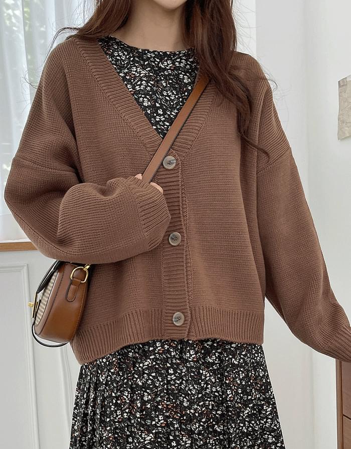 Tooth Boxy Knitwear Cardigan