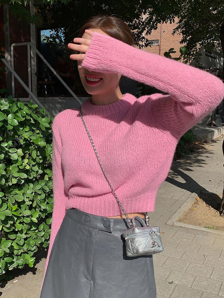 Alpaca Crop Knit