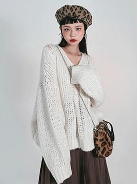 Cable Flat Loose-fit Knitwear