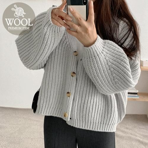 도톰하찌울가디건(wool30%/3color)