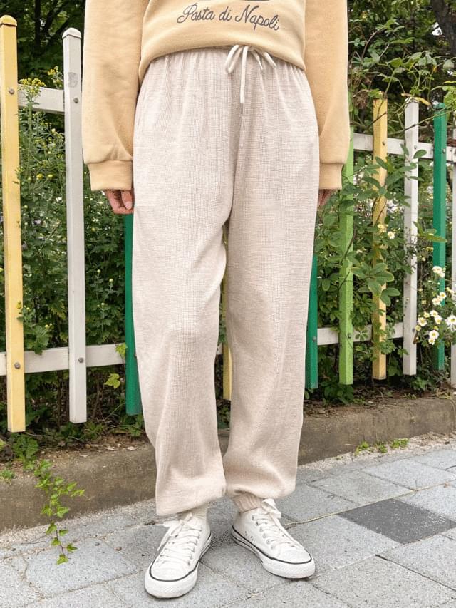 運動棉褲