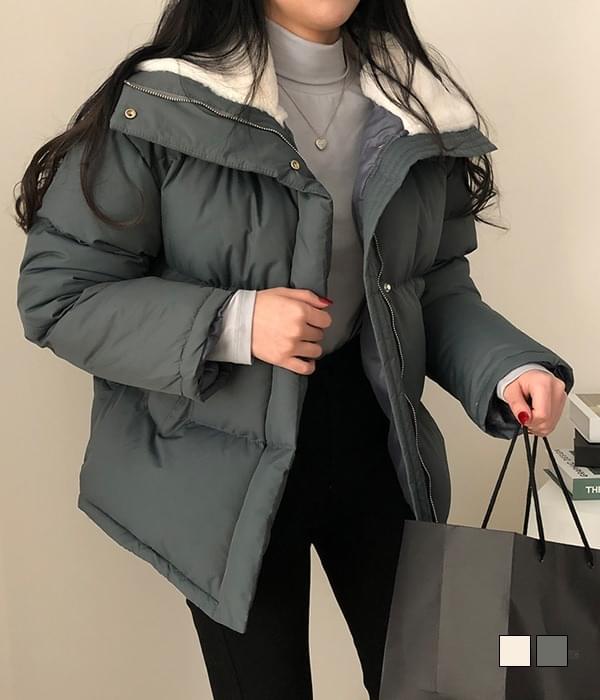 Kara mink padded Jacket
