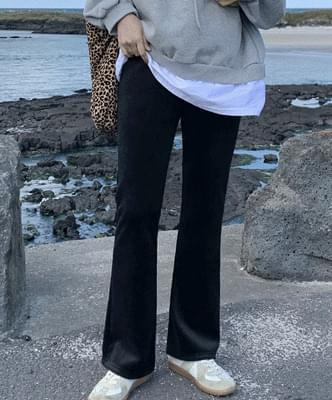 빌라 벨벳 밴딩팬츠
