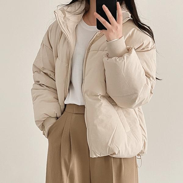 웰론 오버핏 숏패딩