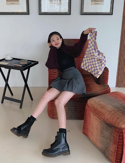 대니쉬 체크니트백