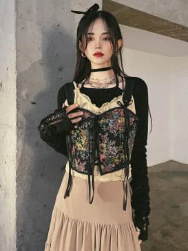 flower feed bustier