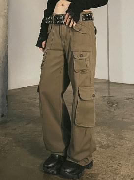 Pocket Wide Beaker Cargo Pants
