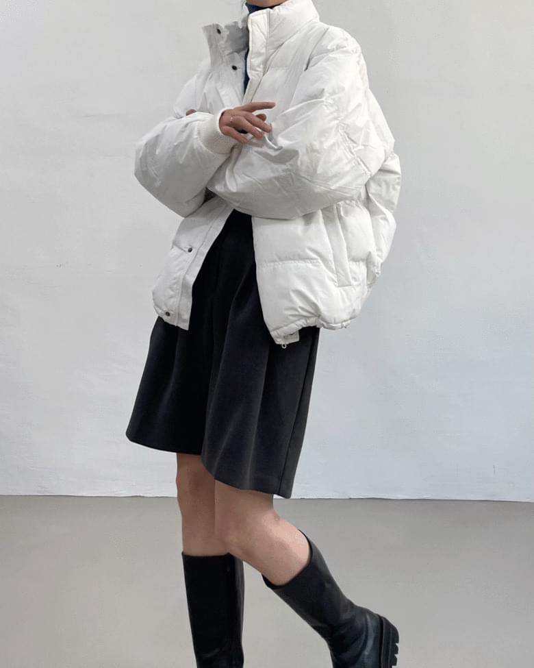 소크 웰론 오버핏 숏 패딩 (3C)