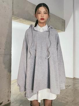 Fleece Dena Hooded Shirt & Mini Dress