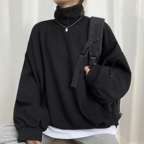 퍼프 골지 폴라 긴팔티