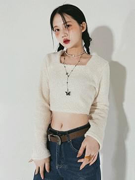 square zeffin cropped t-shirt