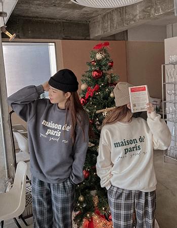 메종드파리 기모맨투맨