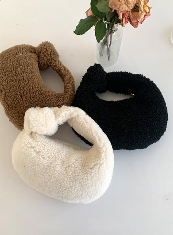 뽀글이 퍼 토트백 (*3color)