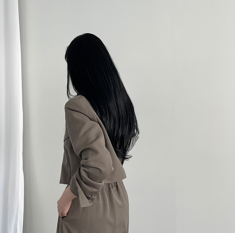 코트 모델 착용 이미지-S1L23