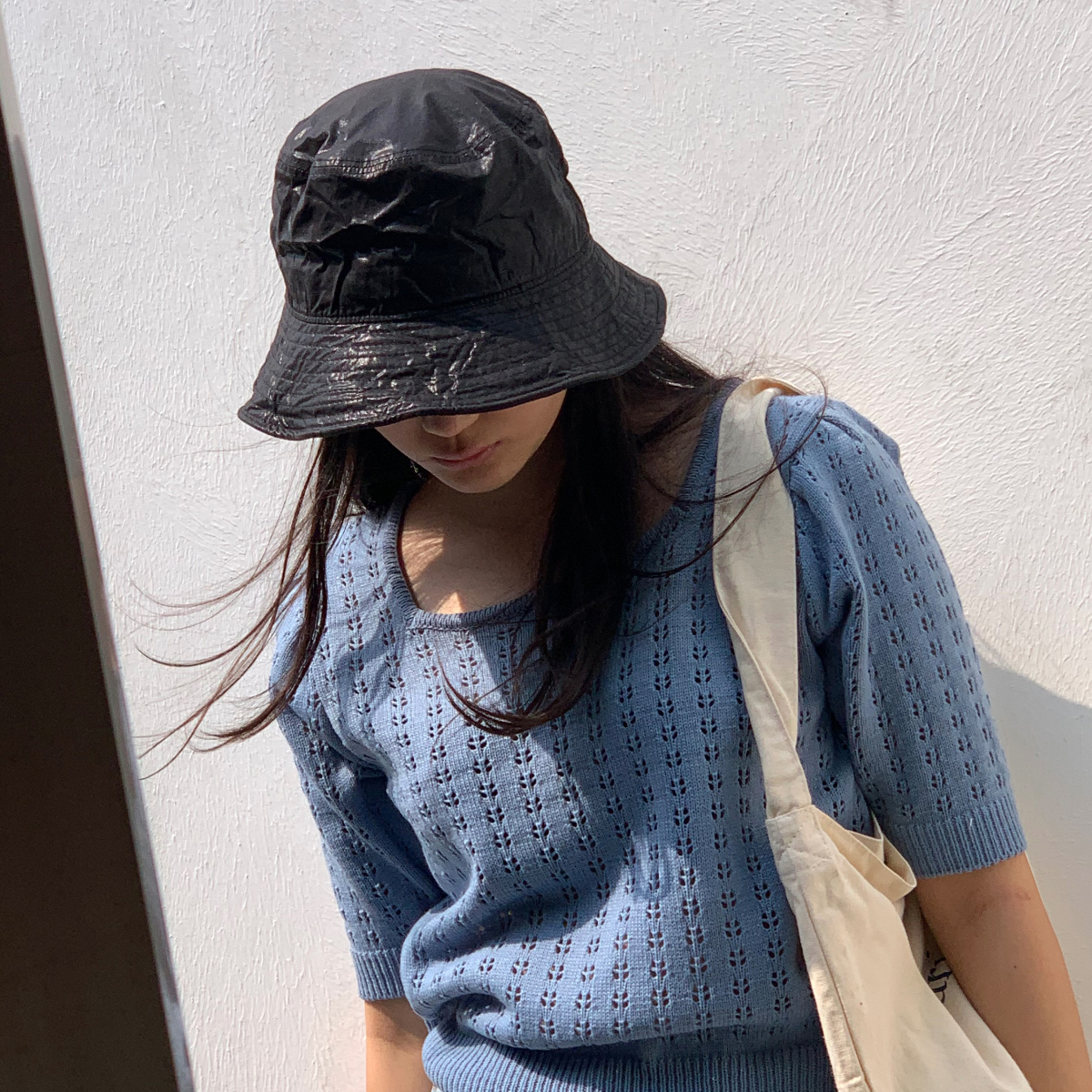 kim9hope crumpled bucket hat Codibook.
