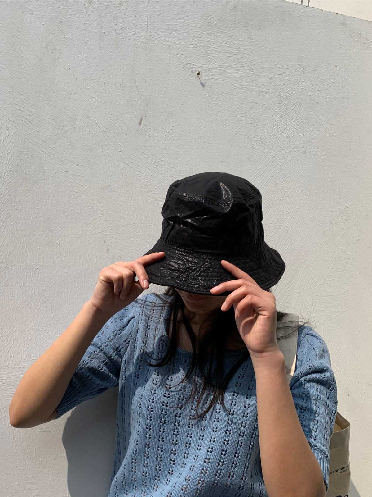 kim9hope crumpled bucket hat Codibook.