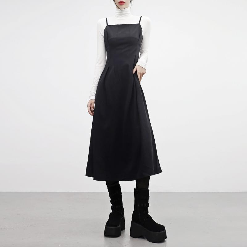 Four and sleeveless long Dress 長洋裝