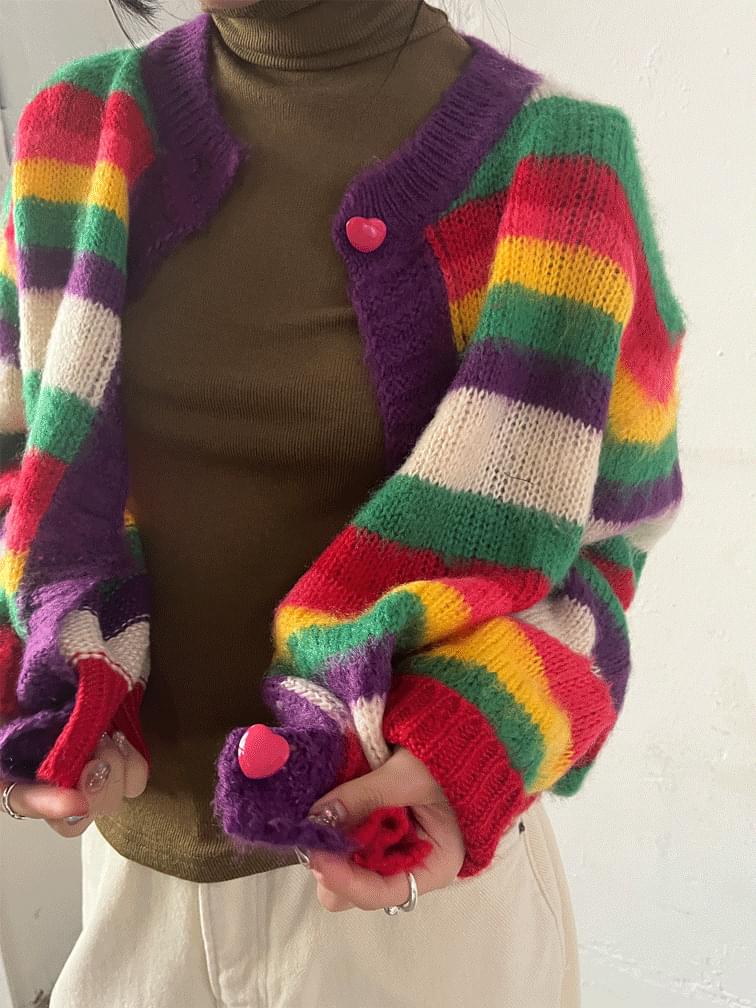 lollipop heart cardigan