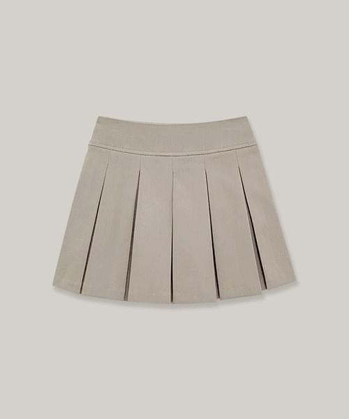 Leader pleated mini skirt