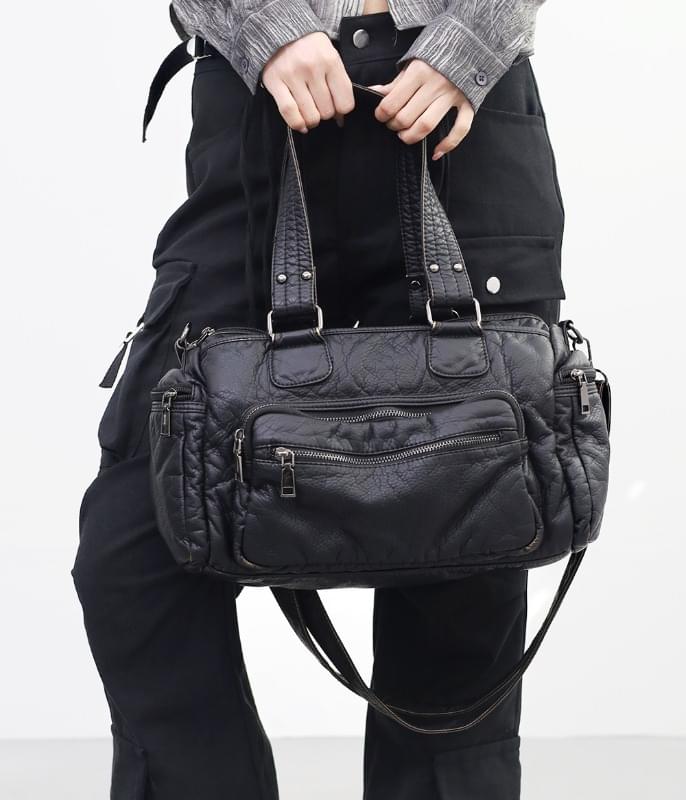Pept Vintage Multi-Pocket Shoulder Bag