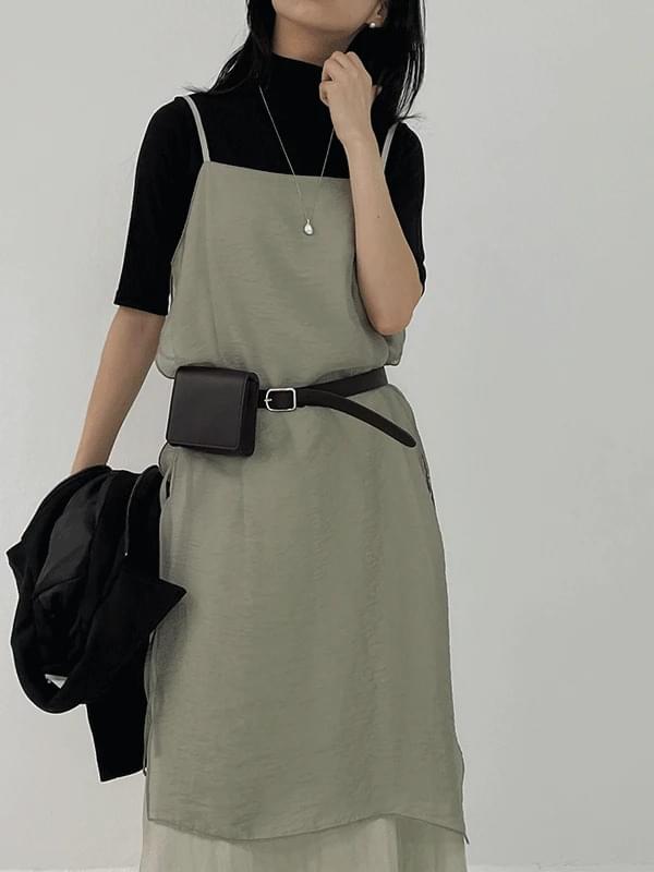 Cutting Half Turtleneck T-shirt 短袖上衣