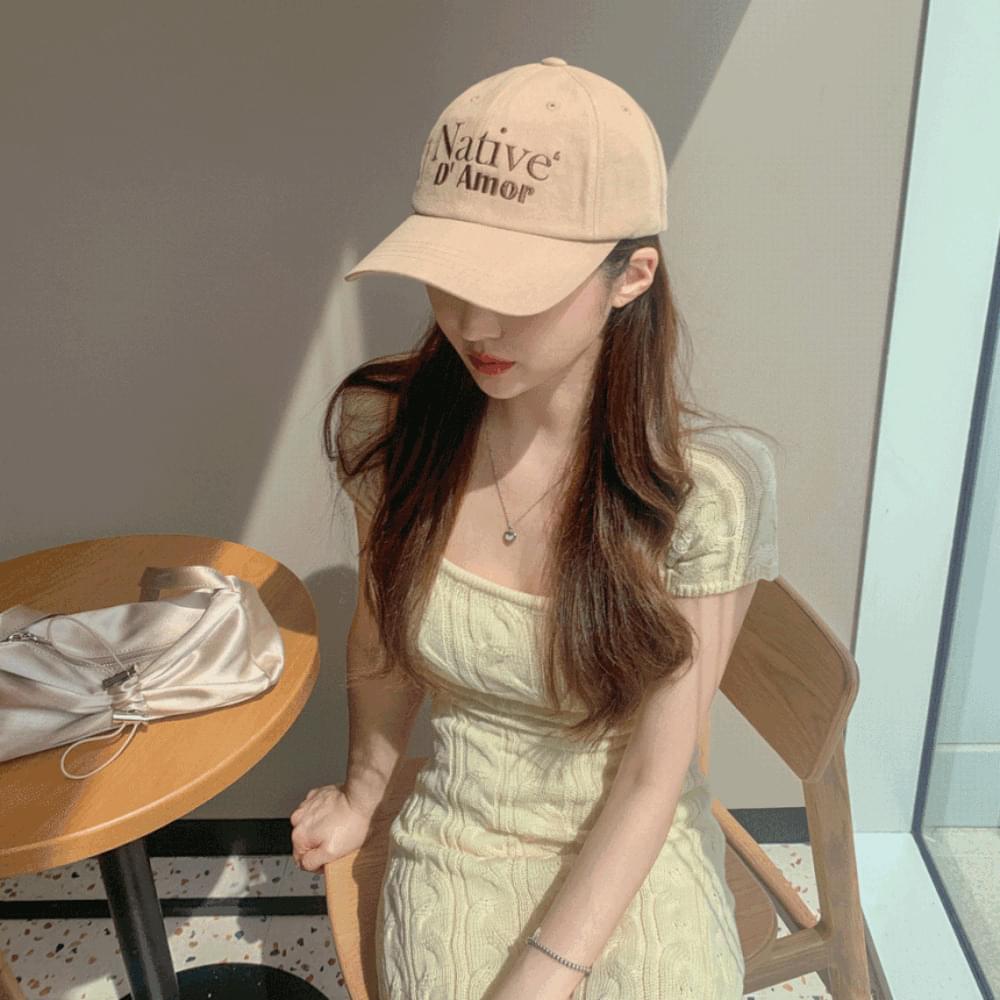 Kuanku daily embroidery logo English lettering cotton small ball cap print printing lettering cap hat baseball cap simple four seasons 4col