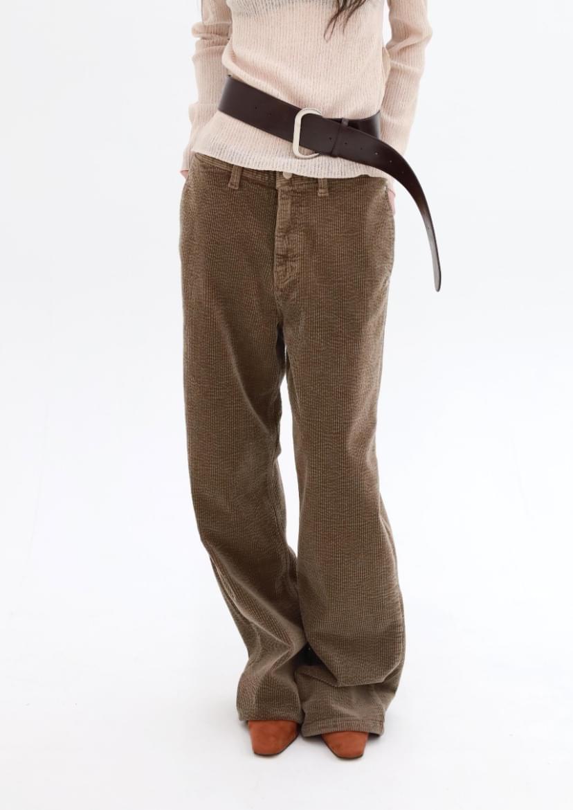 Silhouette Corduroy Pants