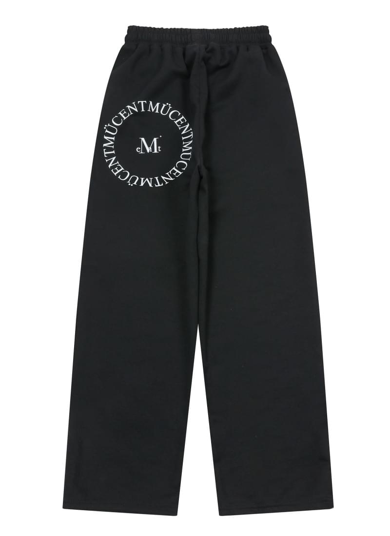 SIGNATURE ARC BACK LOGO SWEAT PANTS UNISEX (2COLOR) 시그니처 원형 백 로고 스웻 팬츠 남녀공용 (2컬러)