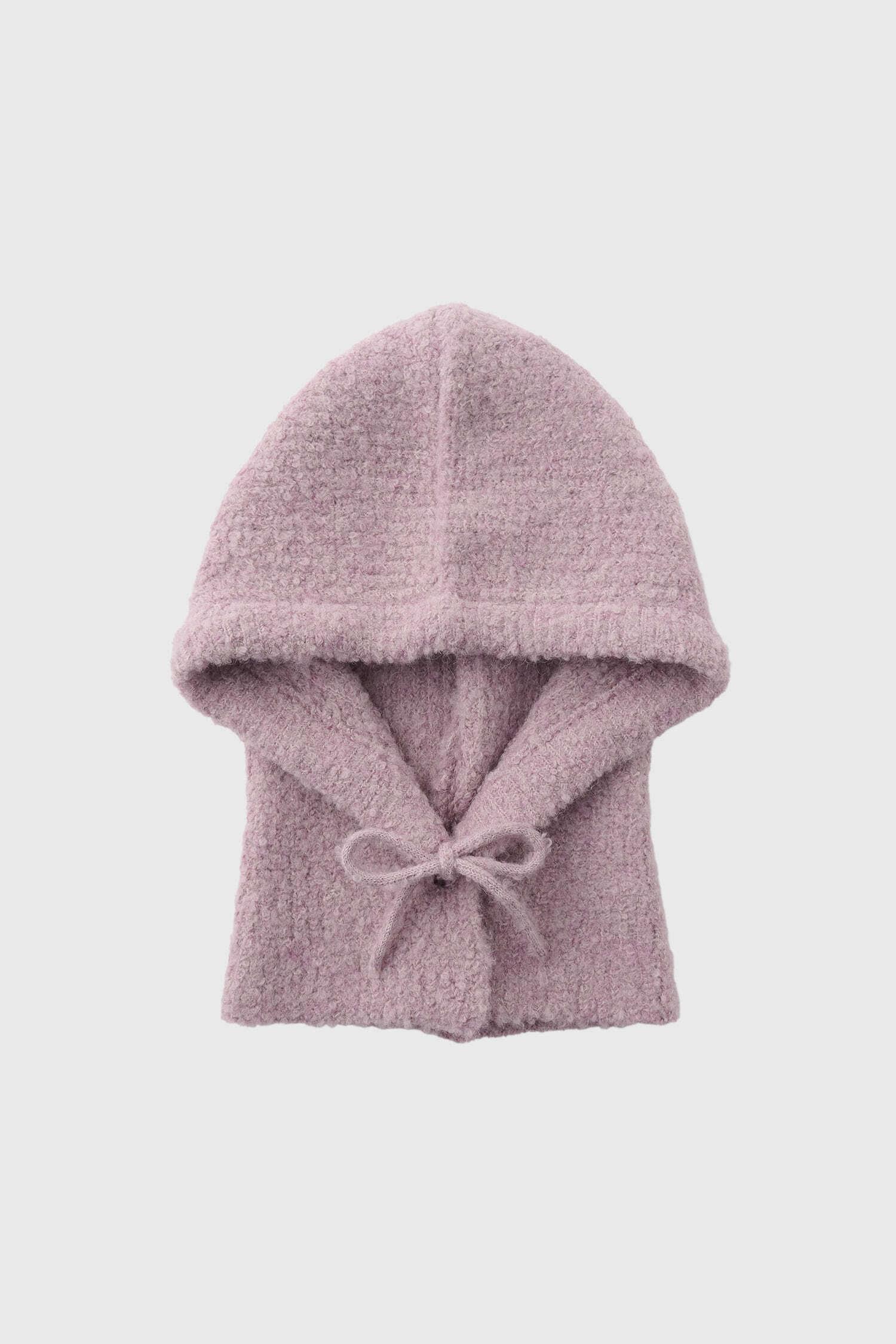 WOMAN Wool Buckle Balaclava