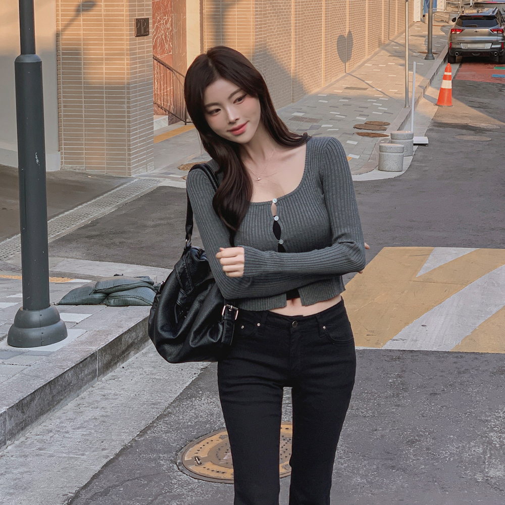 카디건 모델 착용 이미지-S1L24