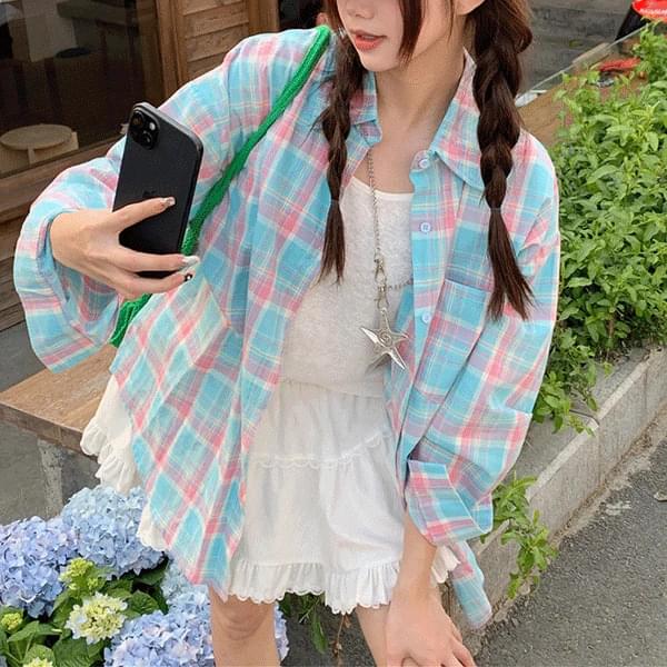 Brico Check Overfit Shirt