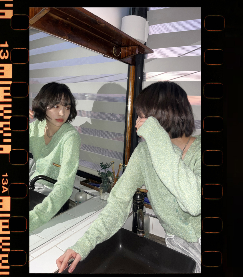 카디건 모델 착용 이미지-S1L9