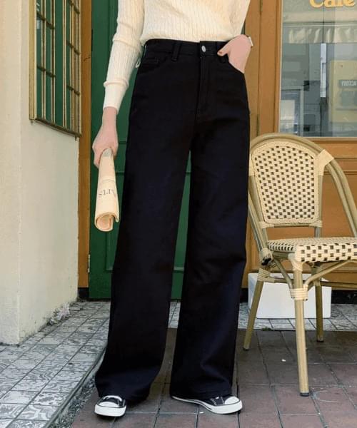 Pilgram 3-length Spandex wide cotton pants P0007013 长裤
