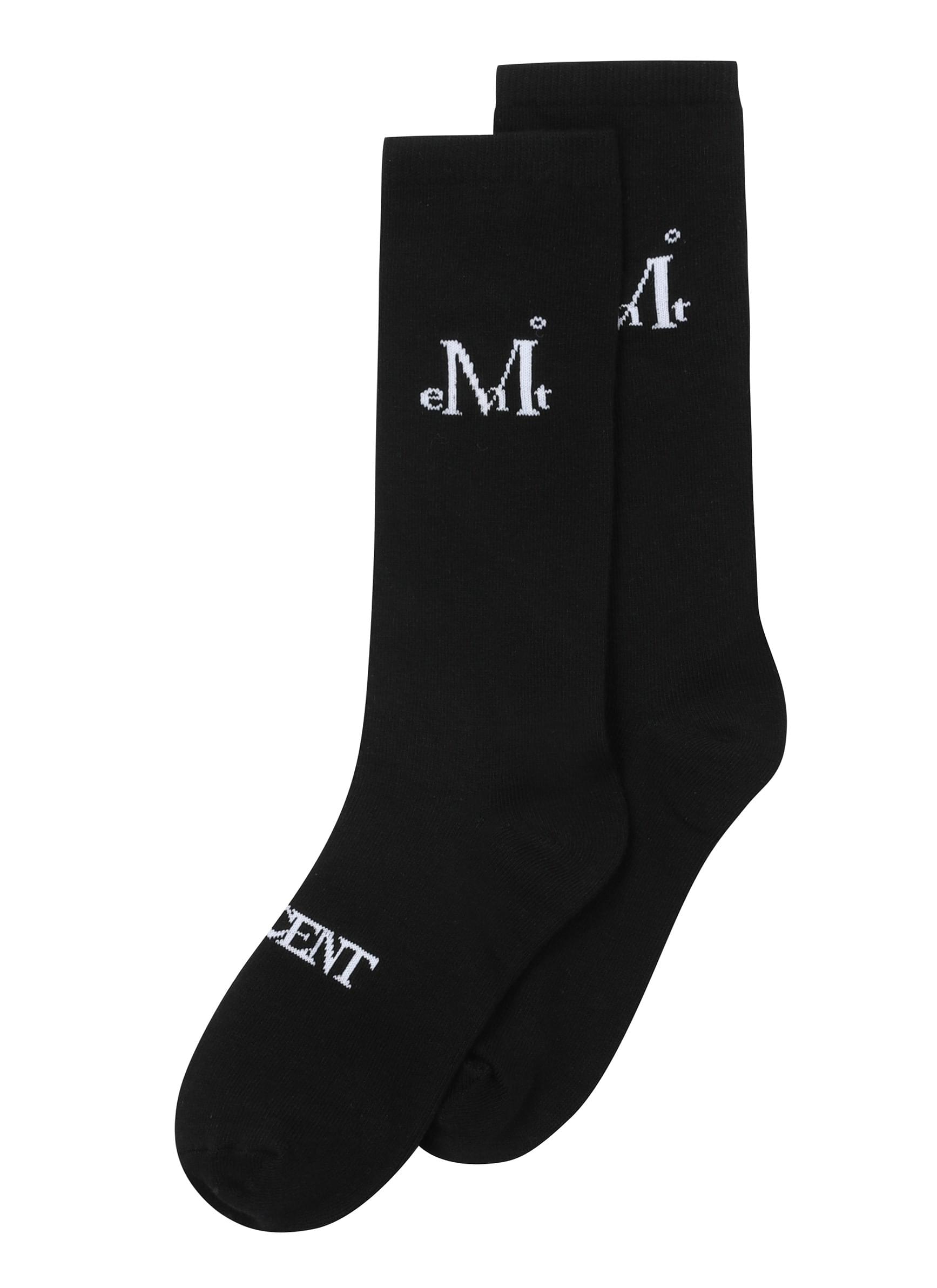SIGNATURE MAIN LOGO CREW SOCKS (2Color) 시그니처 메인 로고 스포츠 크루 삭스  (2컬러)