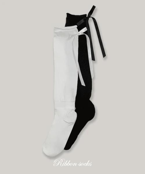 발레코어 리본 니삭스 socks