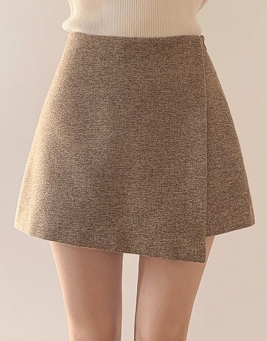 Medua Tweed Wrap Skirt Pants 裙子