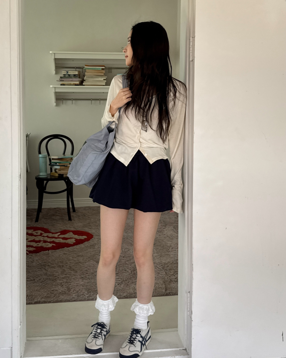 카디건 모델 착용 이미지-S1L17