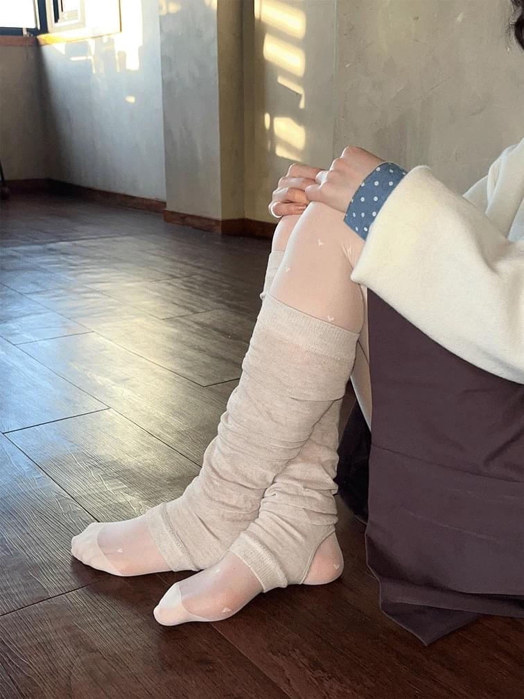 van ring leg warmer 袜子