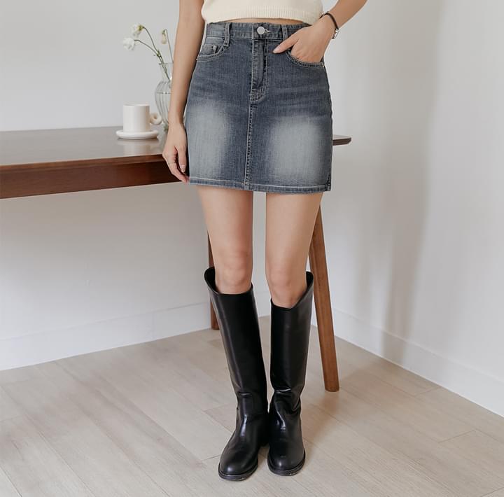 Week Denim Mini Skirt